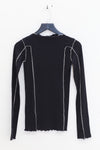 BASERANGE OMATOR Long-sleeved T-shirt BAS-TTOML-CR-AU25-MURANO NAVY (TTOML-WO-WI24)